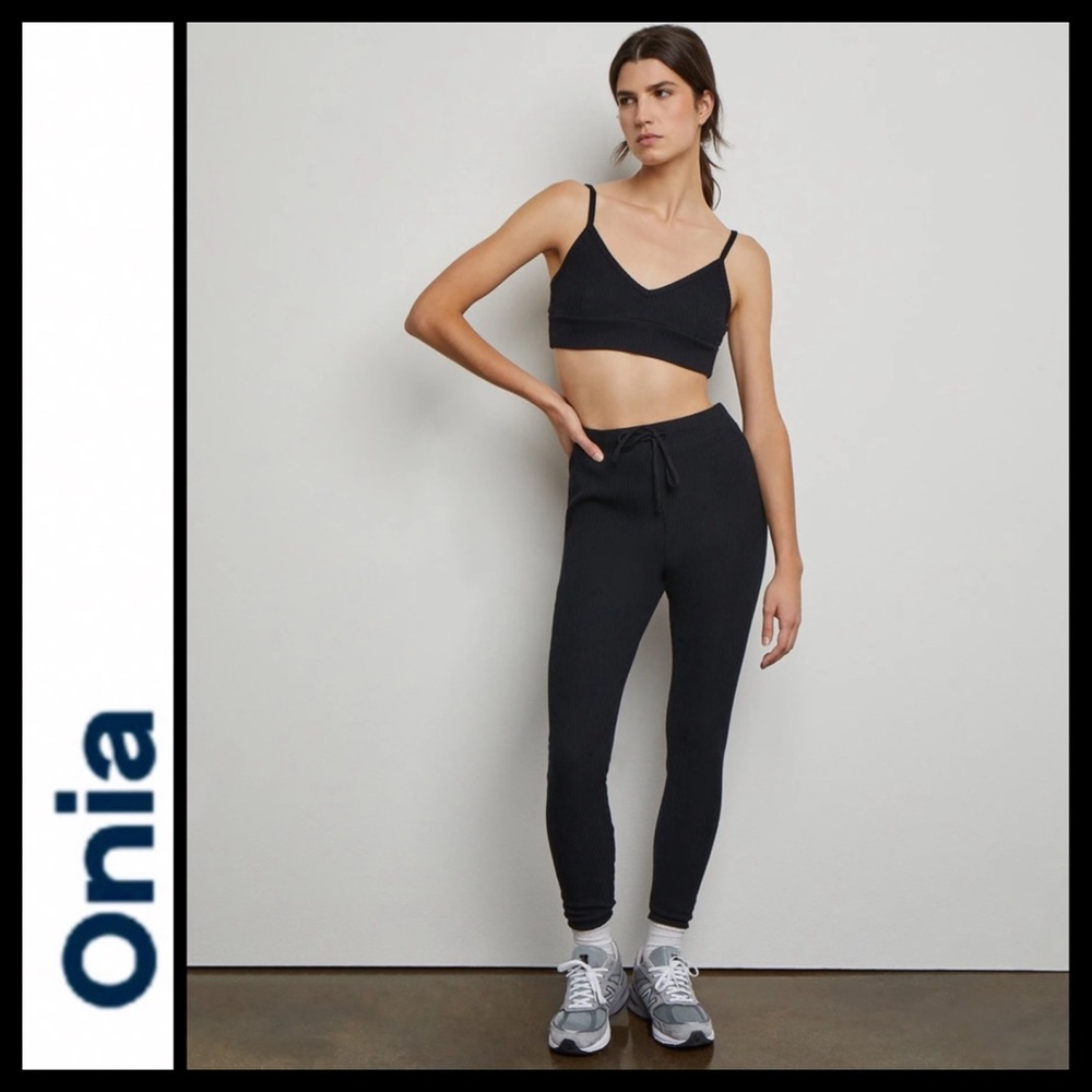 NWT Onia Ribbed Lounge Leggings